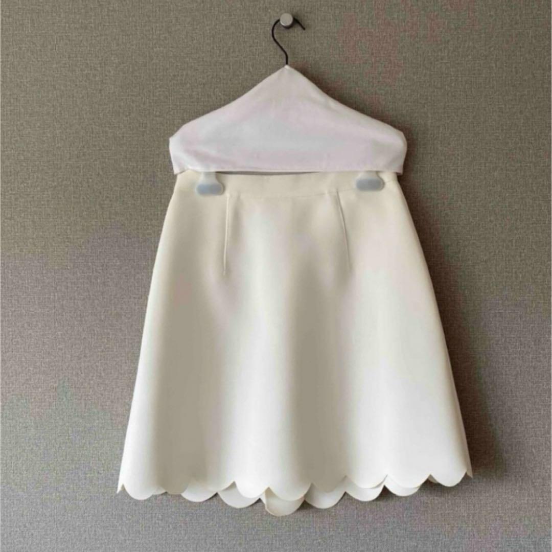 RED VALENTINO スカラップスカート 38 レッドヴァレンティノ 新品