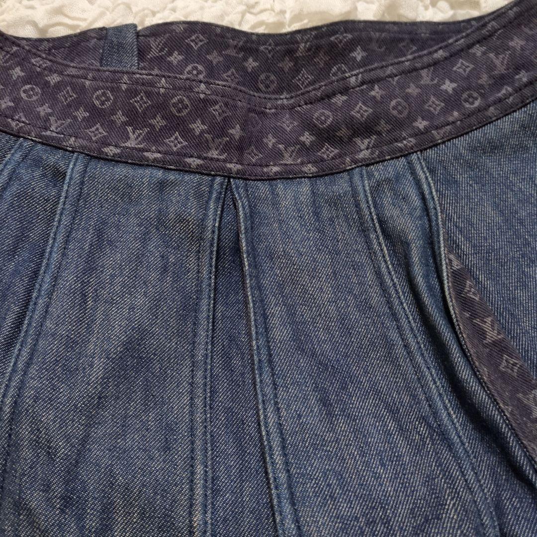 Louis Vuitton デニム フレアスカート