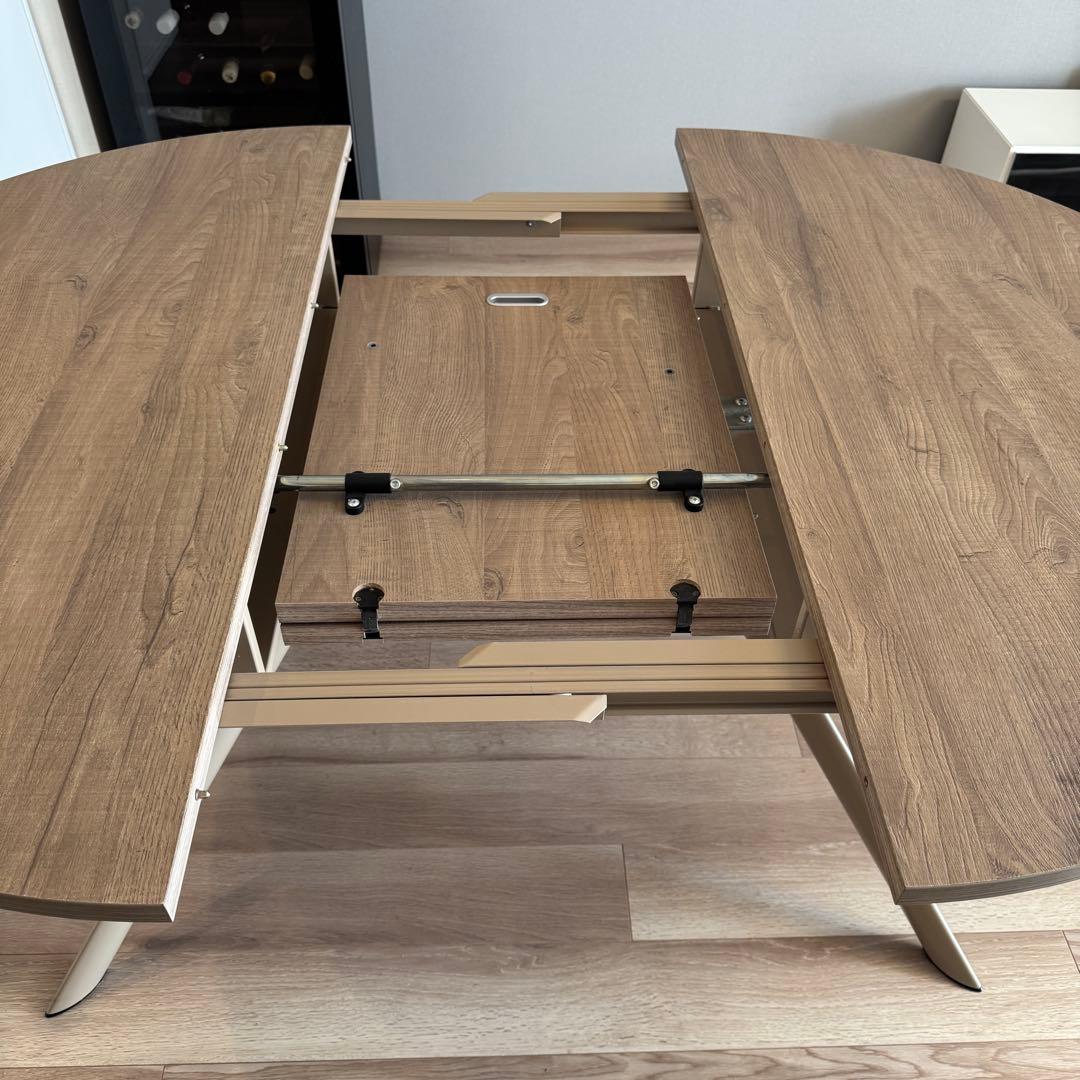 【希少】Calligaris Giove 伸縮式丸型テーブル