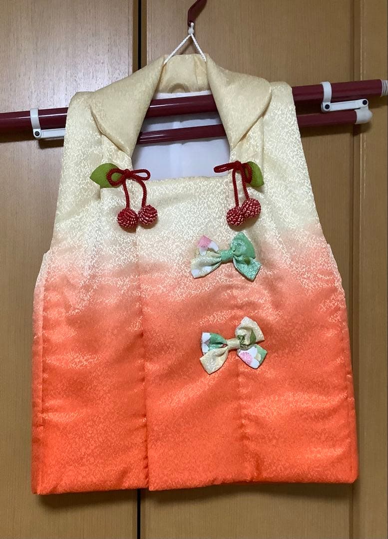 七五三 着物5点セット いちごと桜柄
