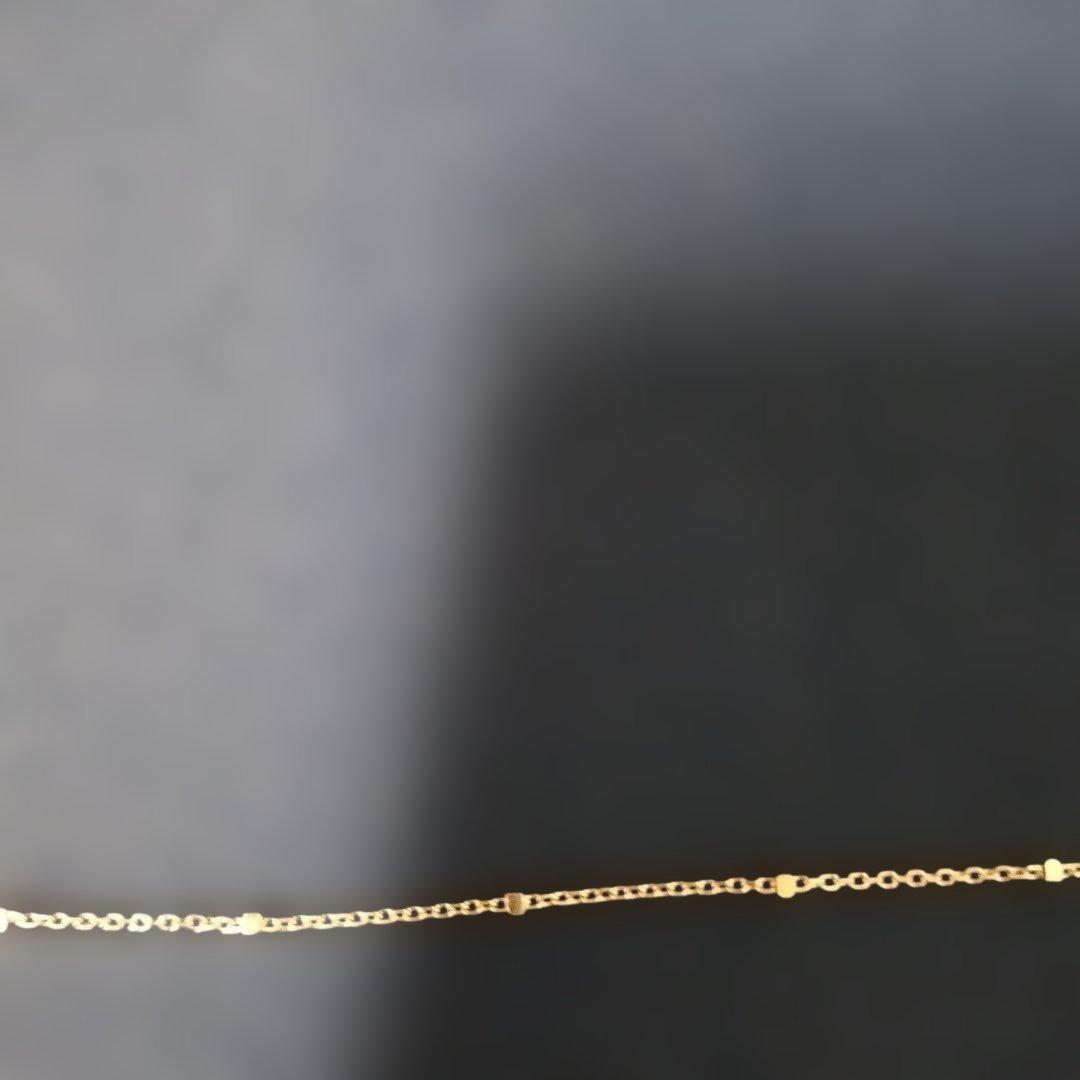 k10 カットスクエアチェーンブレスレット