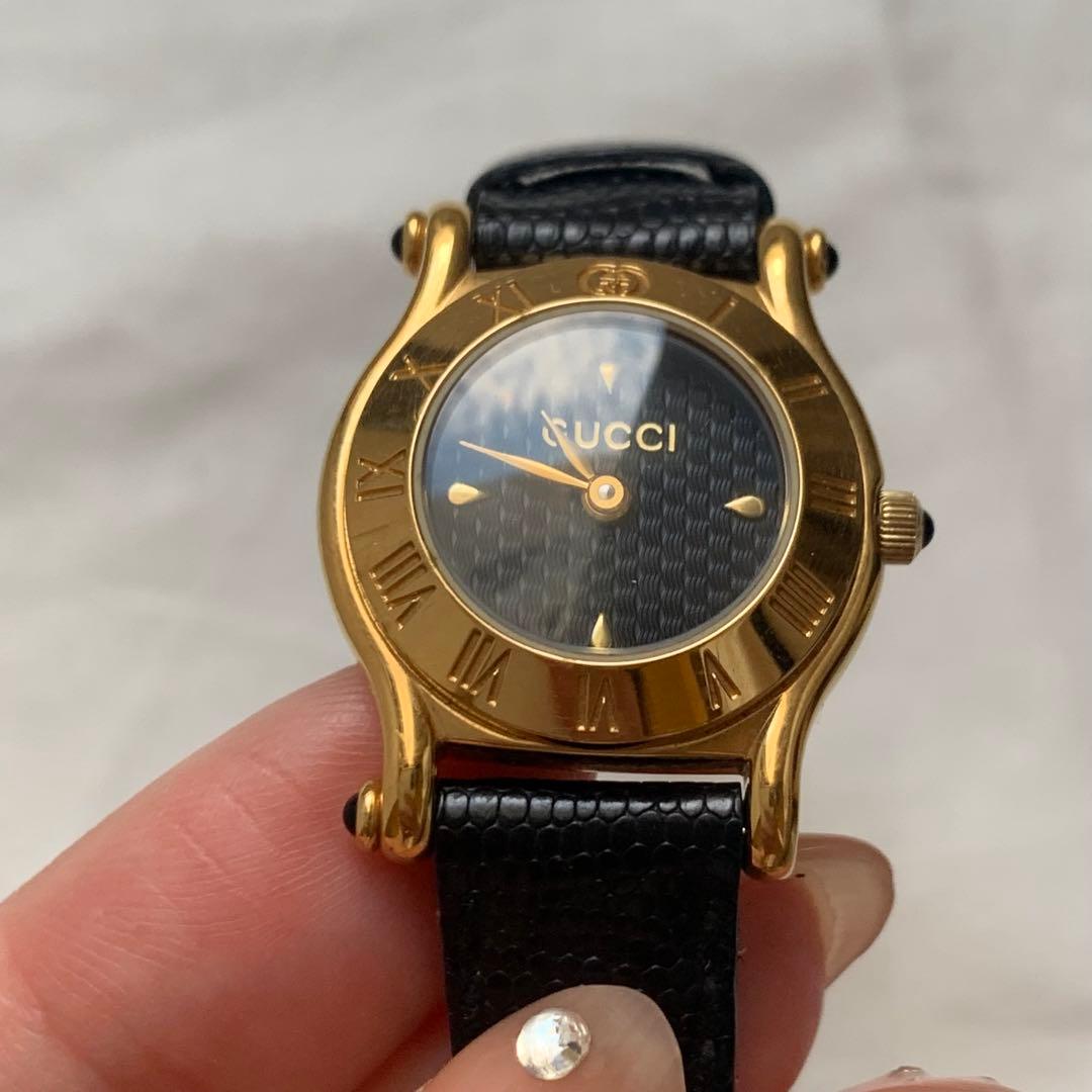 【稼働品】GUCCI■6500P レディースウォッチ　77