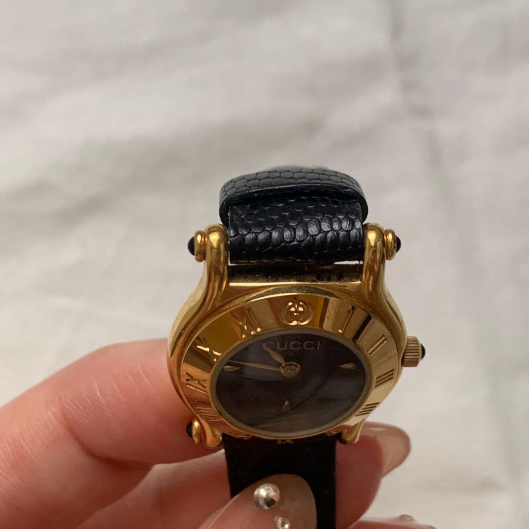 【稼働品】GUCCI■6500P レディースウォッチ　77