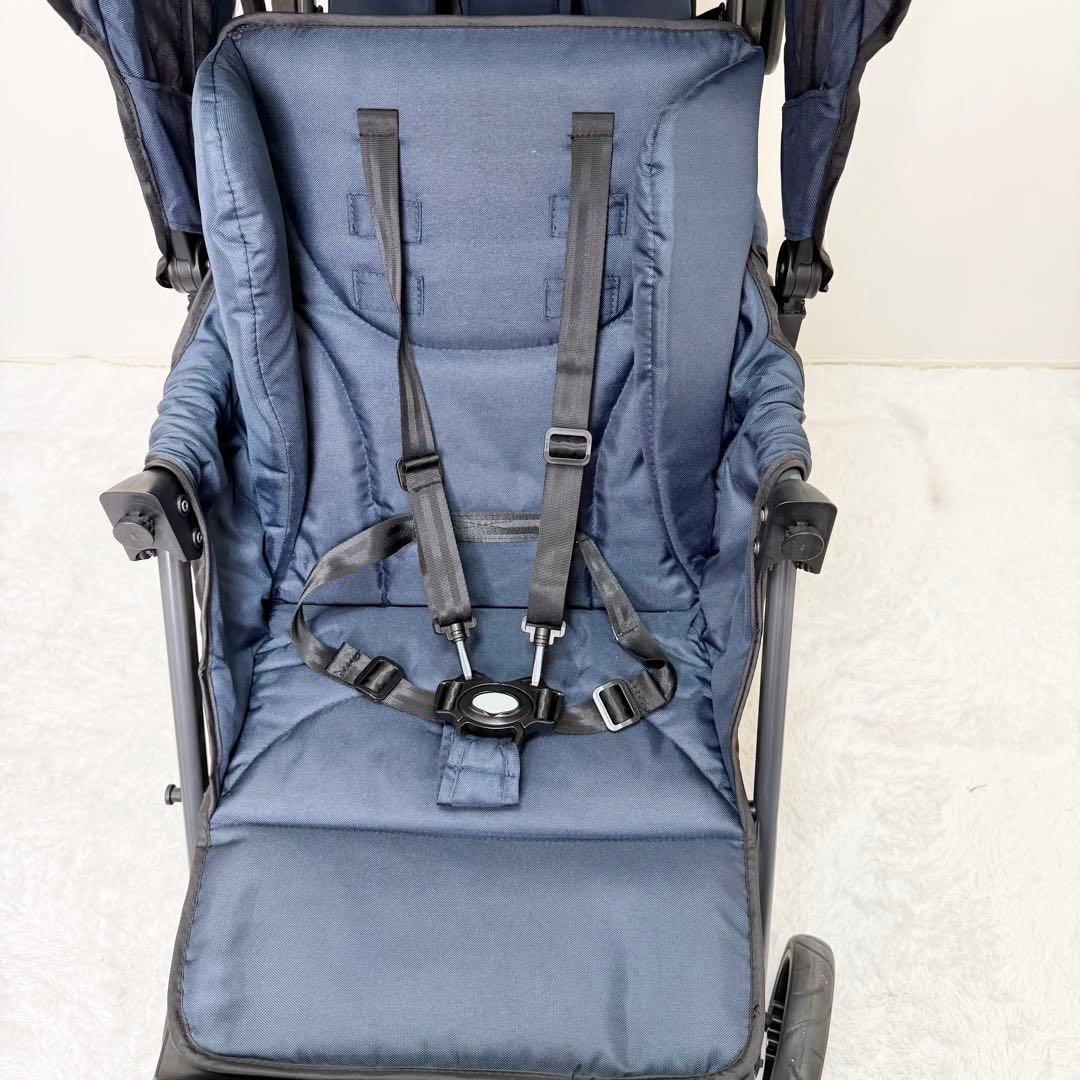美品 KATOJI 二人でゴー 二人乗りベビーカー 専用リアシート付き