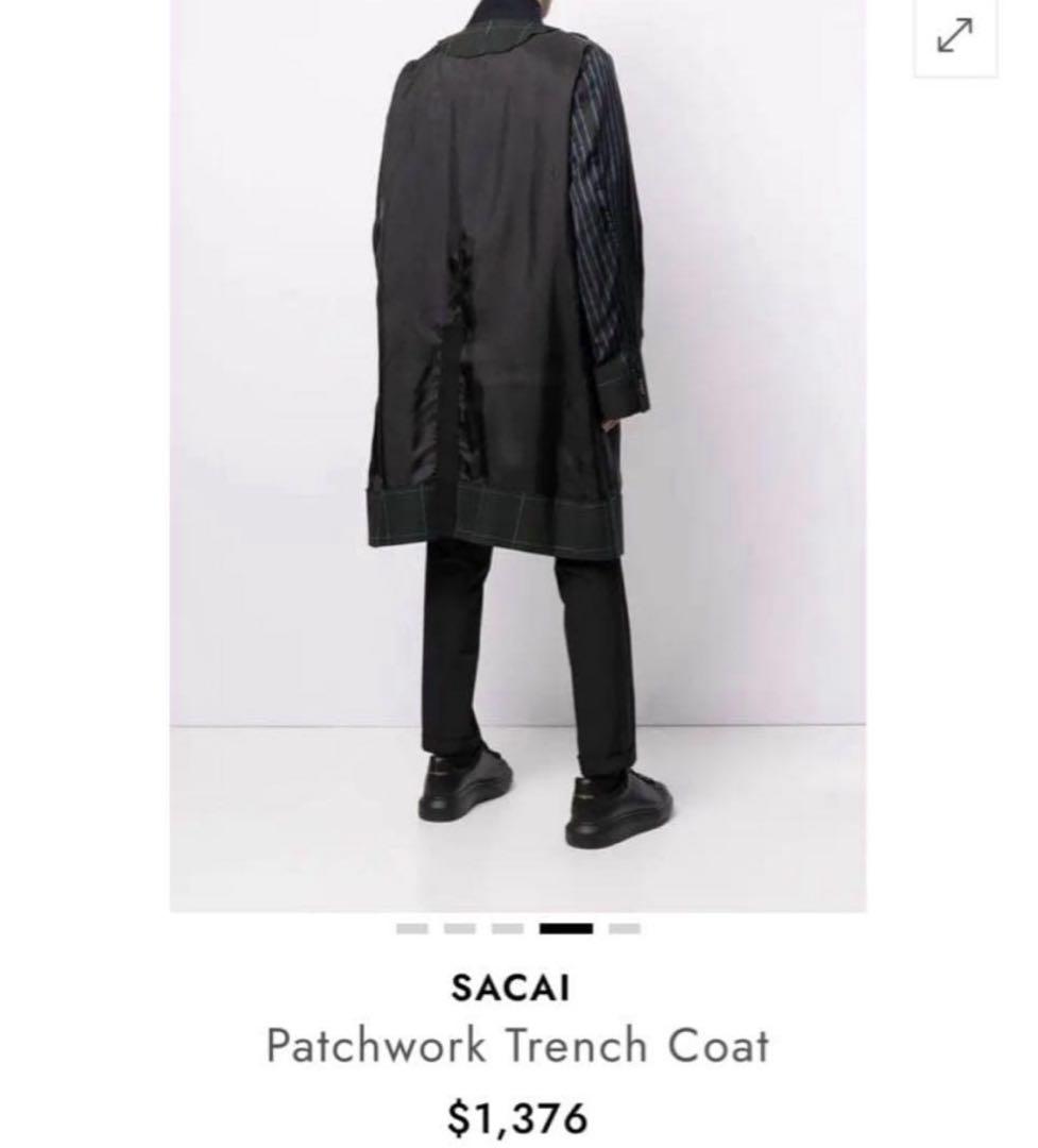 ジャケット・アウター sacai Patchwork Trench Coat 21ss size1
