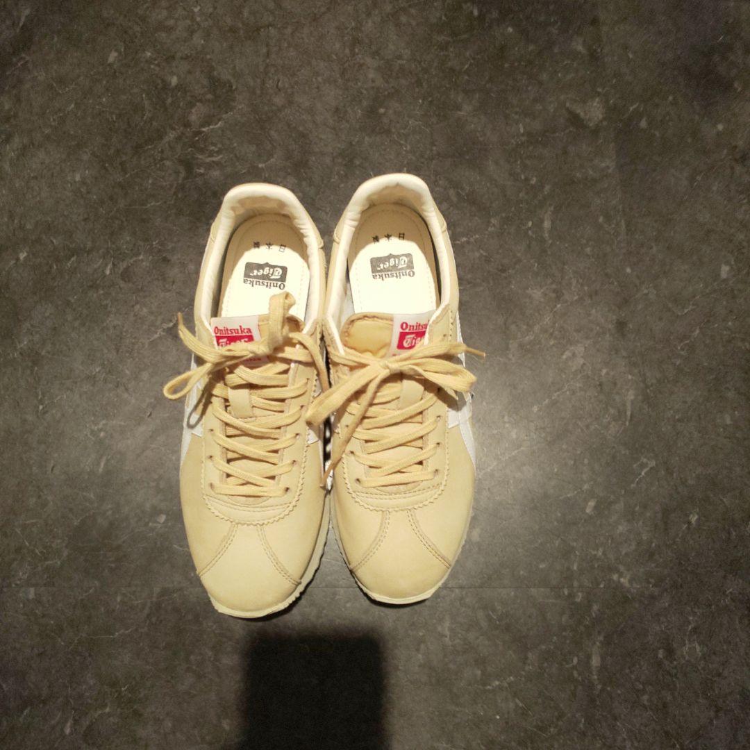 Onitsuka Tiger 23cmMOAL77NMベージュスニーカー日本製
