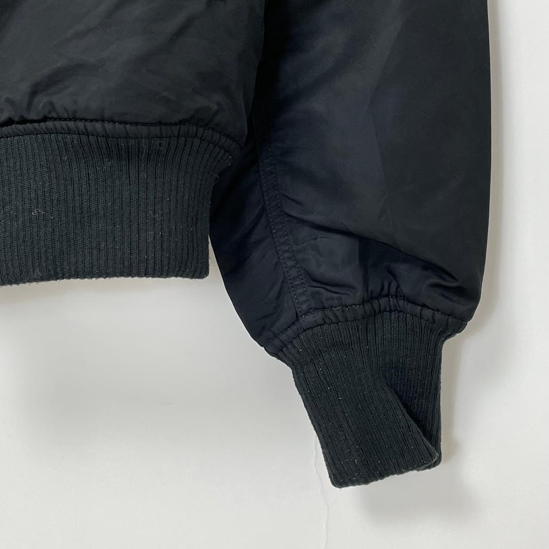 ち*げ様 ALPHA INDUSTRIES ブラック NASAフライトジャケット