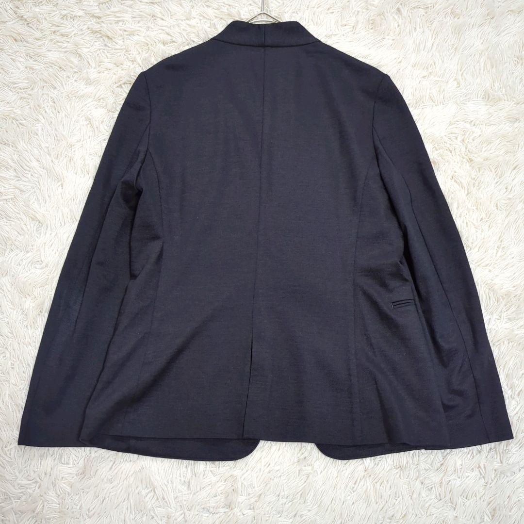 極美品 ユナイテッドアローズ リネン ノーカラー スリーピース 洗えるストレッチ