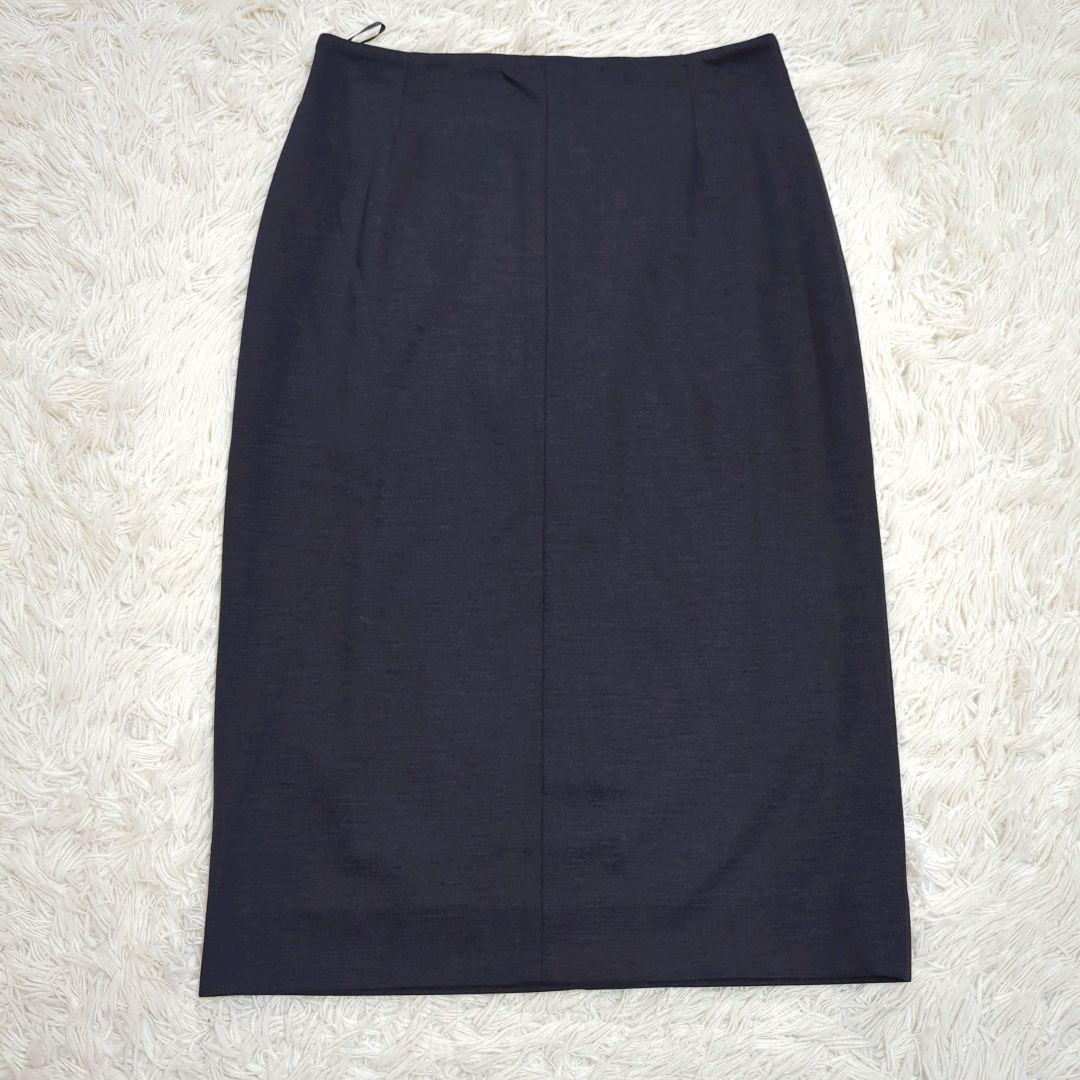極美品 ユナイテッドアローズ リネン ノーカラー スリーピース 洗えるストレッチ