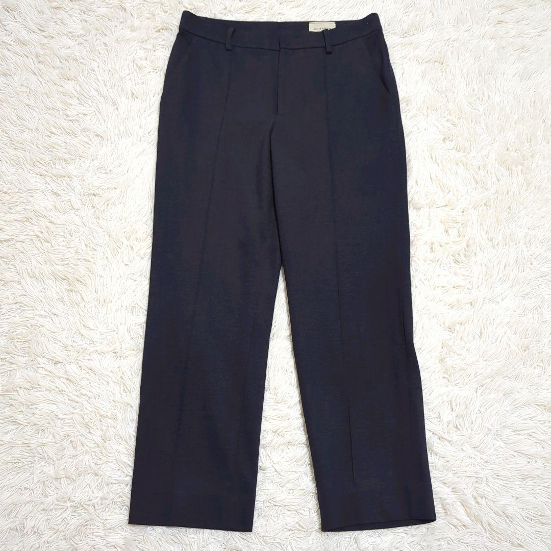 極美品 ユナイテッドアローズ リネン ノーカラー スリーピース 洗えるストレッチ