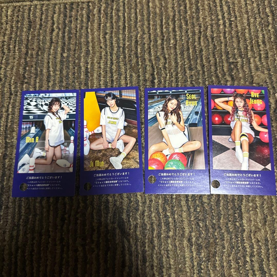 AOA全メンバー直筆サイン&CDおまけ付き