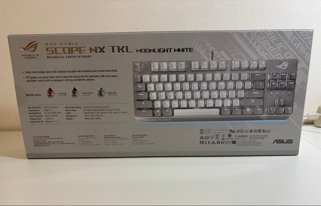 ROG STRIX SCOPE NX TKL ムーンライトホワイト