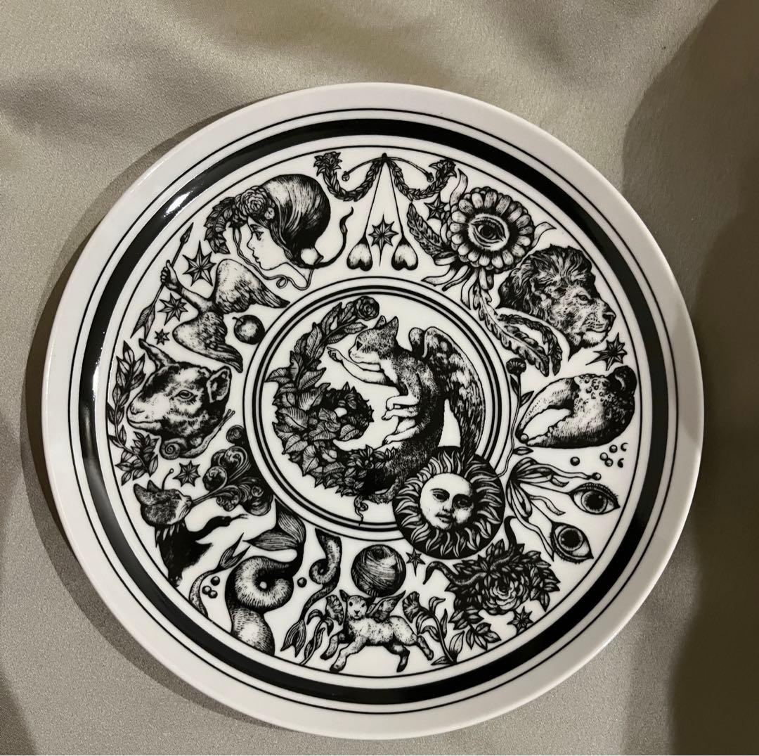 ヒグチユウコ展23cmプレート2枚【未使用】