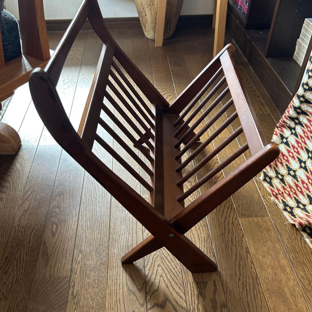 karimoku カリモク ヴィンテージ　 マガジンラック　ミッドセンチュリー