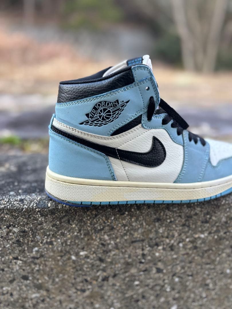 ク*ル様 Nike Air Jordan 1 ユニバーシティーブルー