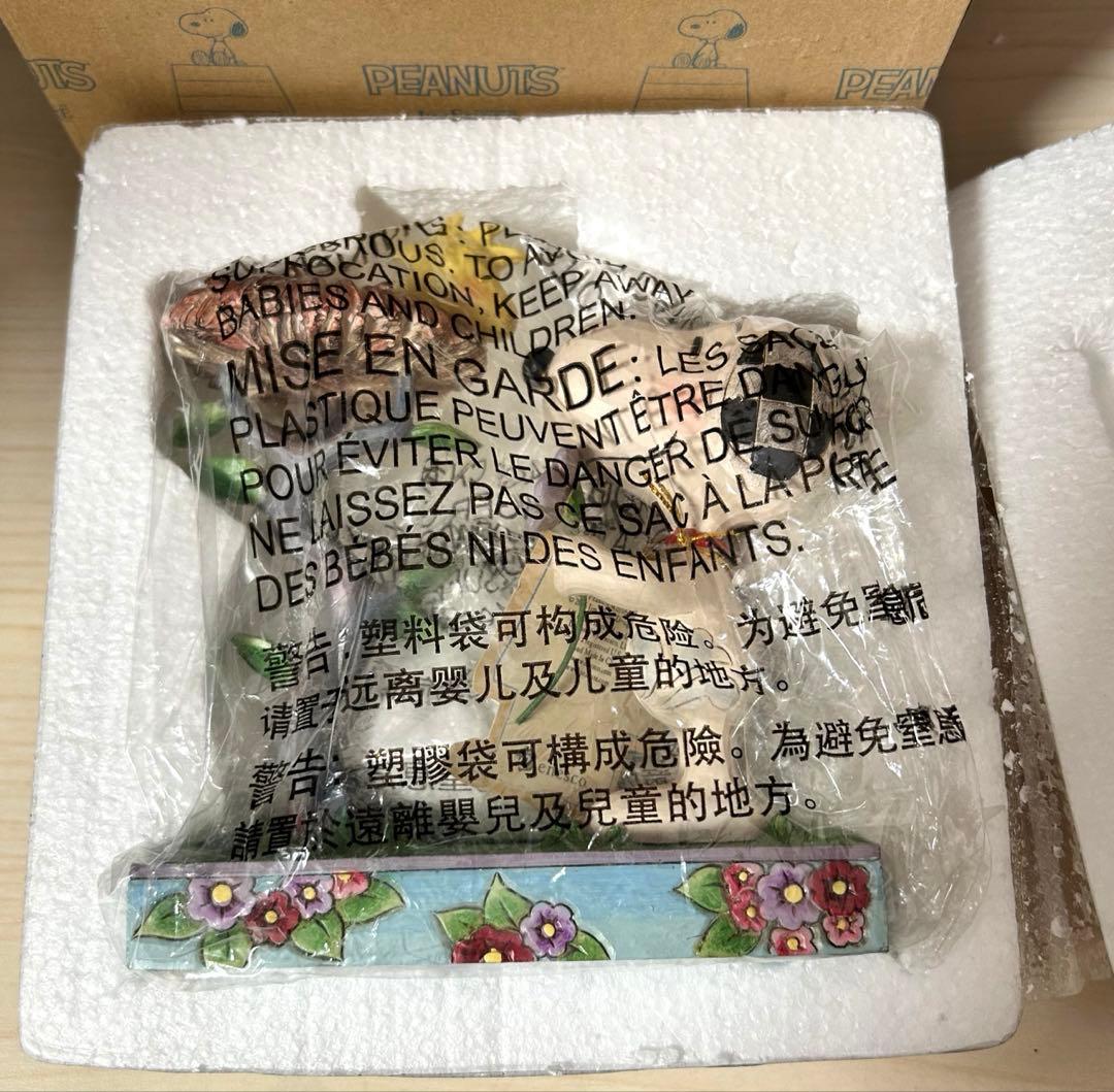Jim Shore スヌーピー＆ウッドストック ウォーミングギフト　※元箱付属