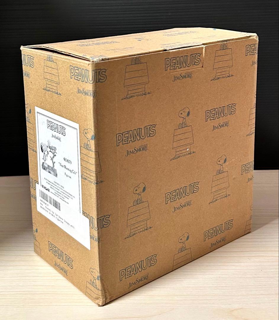 Jim Shore スヌーピー＆ウッドストック ウォーミングギフト　※元箱付属