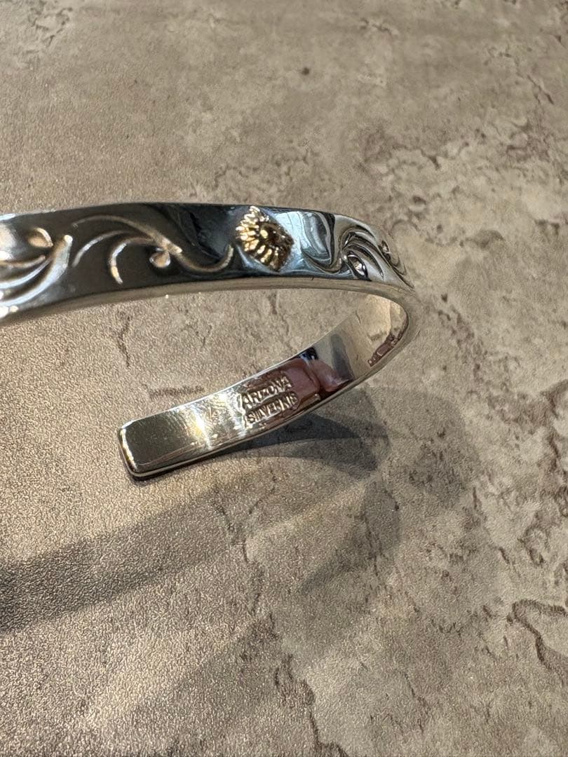 Arizona freedomシルバー×k18バングル