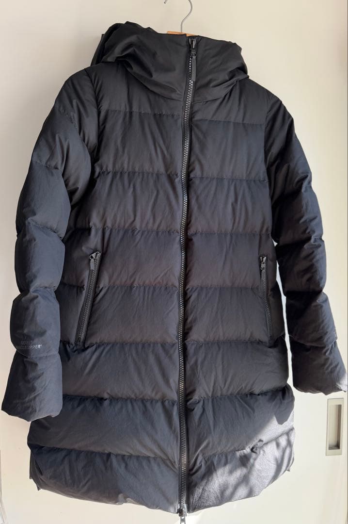 THE NORTH FACE ダウンシェルコート 黒　保存袋付き