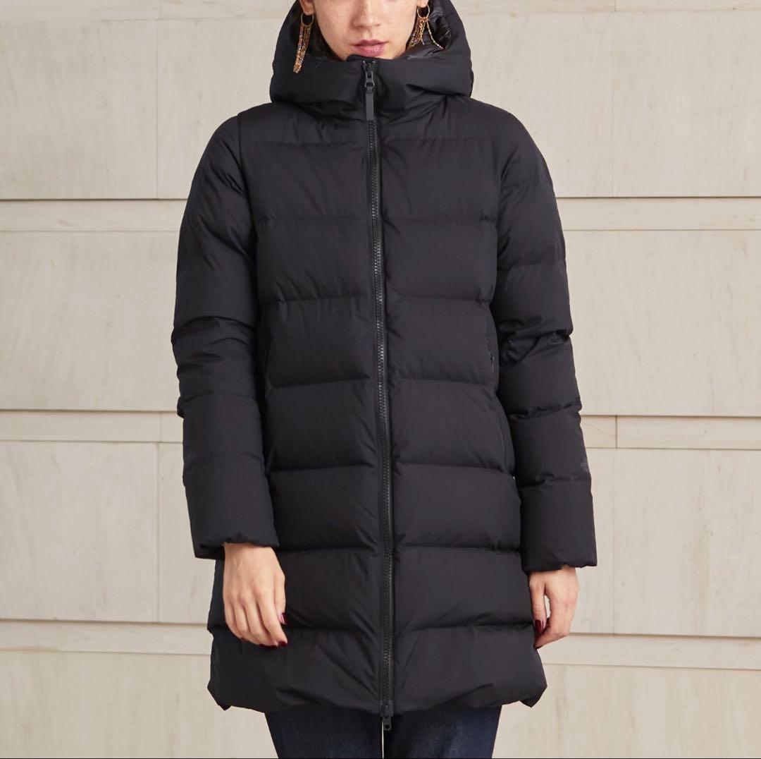 THE NORTH FACE ダウンシェルコート 黒　保存袋付き