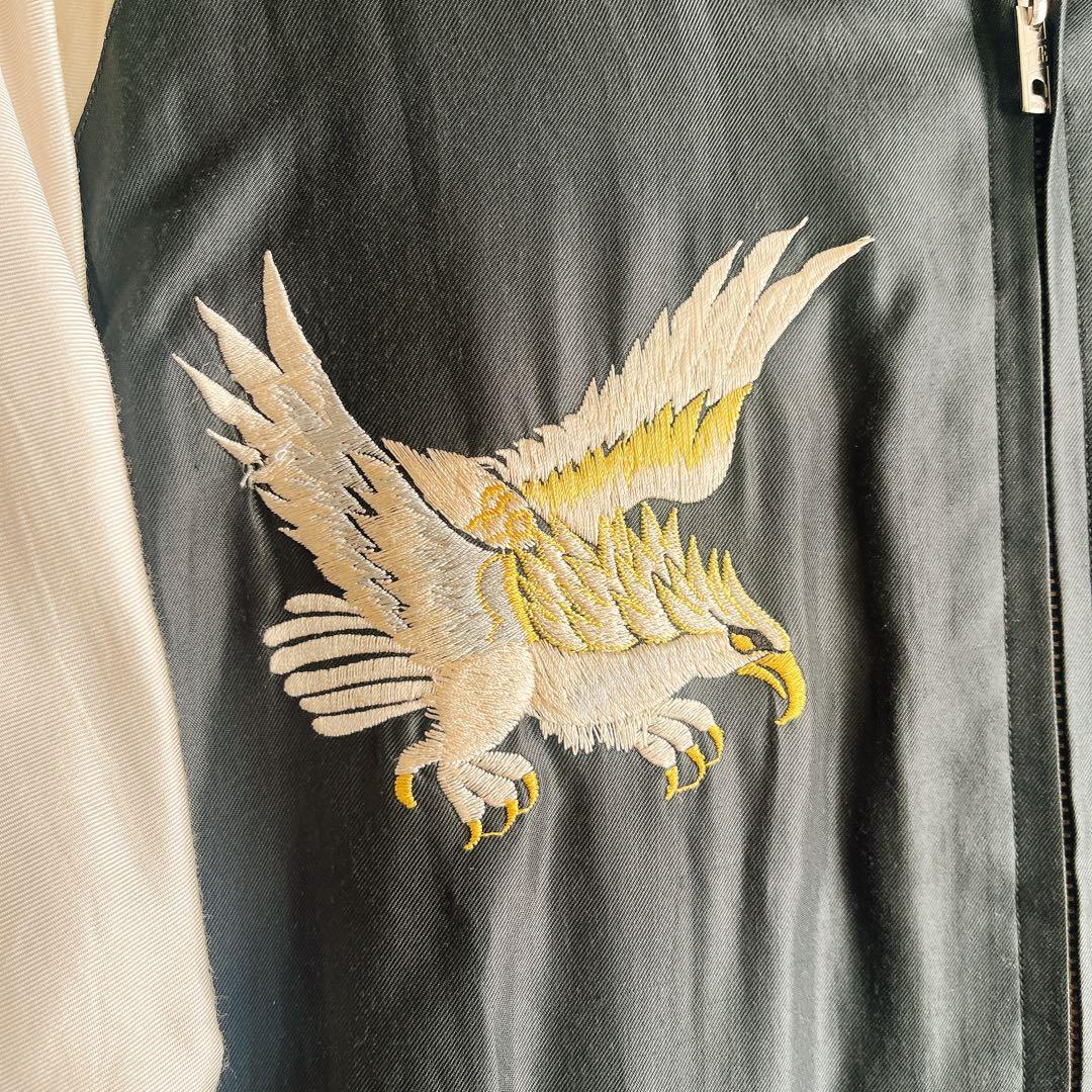 最終値下げ 東洋エンタープライズ　スカジャン　リバーシブル　鷹　龍　富士山 刺繍