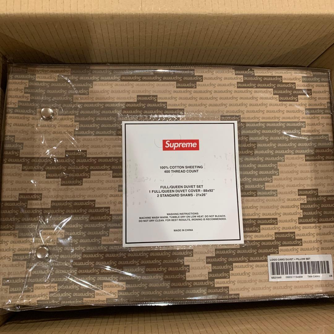 シーツ・カバー Supreme Logo Camo Duvet + Pillow Set