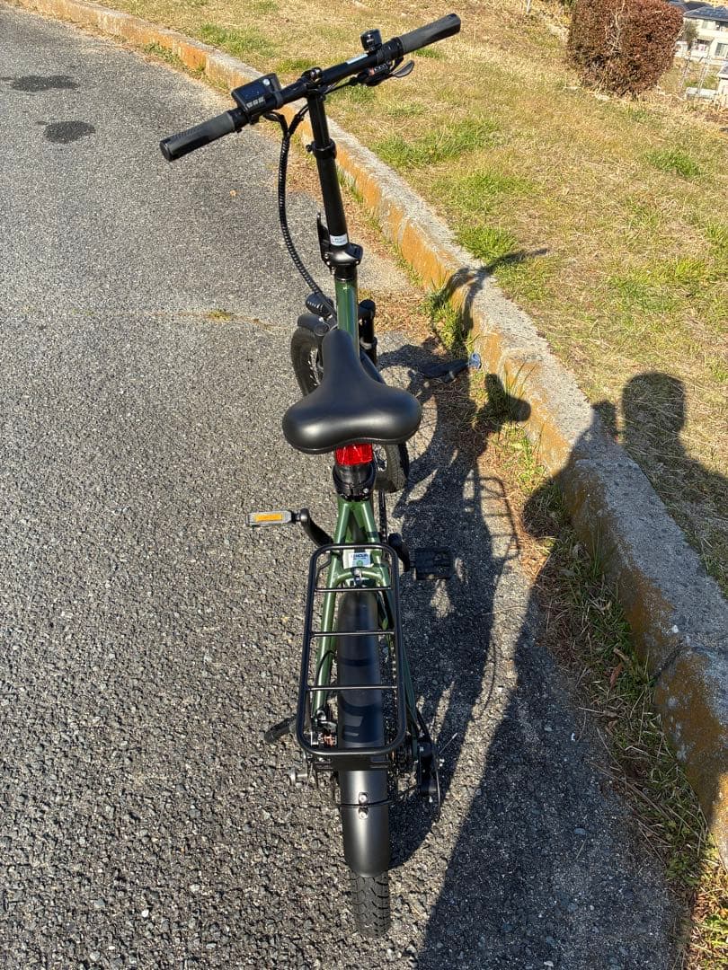 【走行少・室内保管・美品】　EENOUR C4　折り畳み電動アシスト自転車