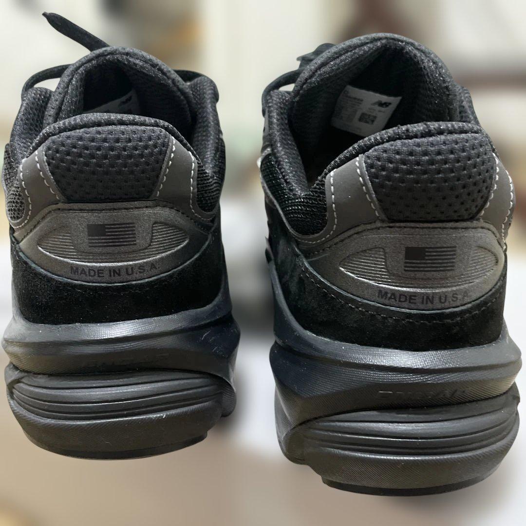 s*6様 NEW BALANCE 990 V6 TRIPLE BLACK 27.