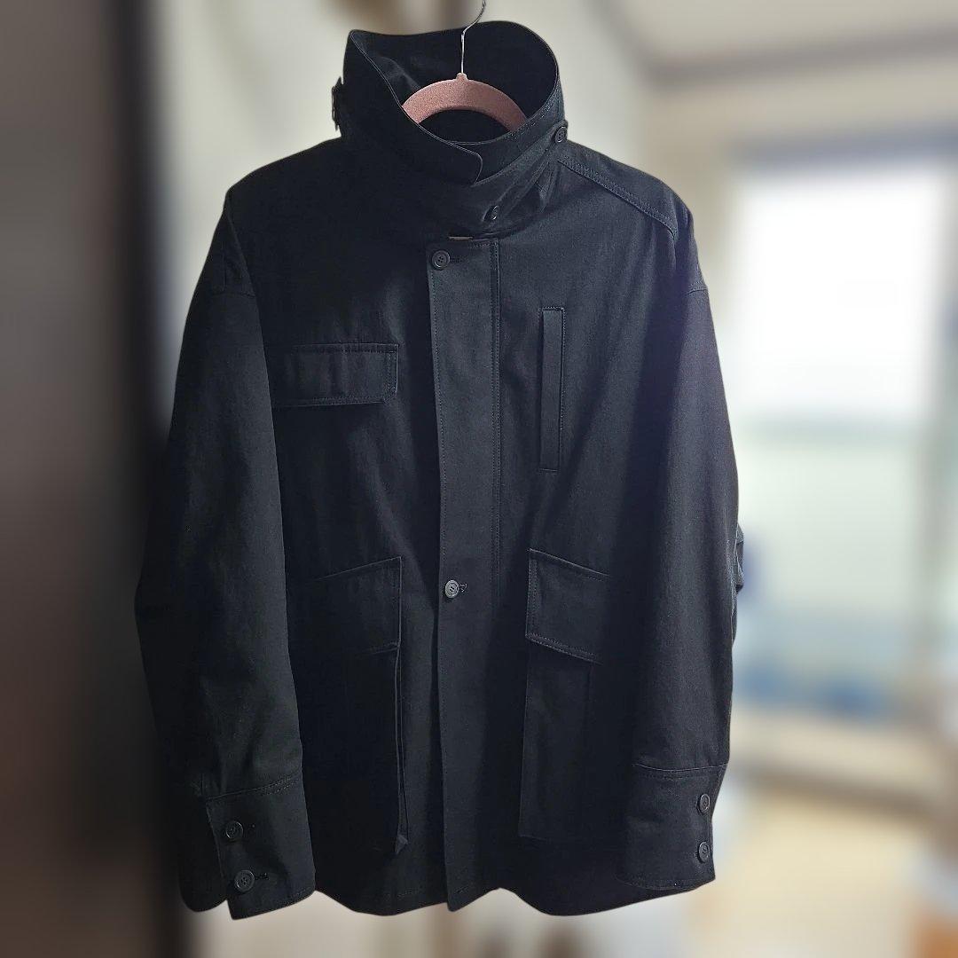 ETRE TOKYO エトレトウキョウ　ハイカウントミリタリーコート　ブラックM