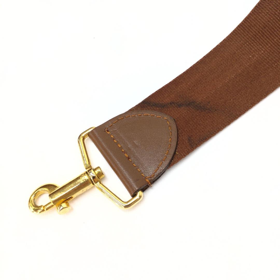 Courreges クレージュ レザー ボストンバッグ ブラウン 大容量