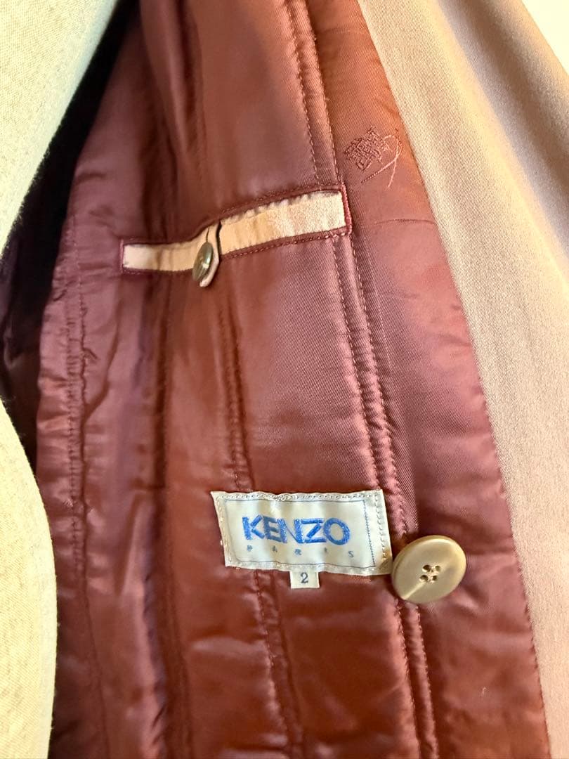 KENZO トレンチコート　ライラック