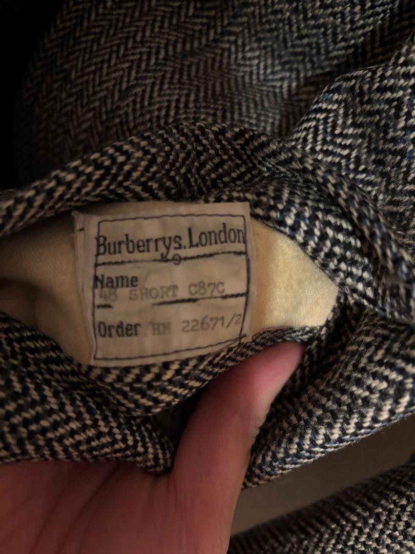 80’s Burberry バルマカーンコートMade in UK