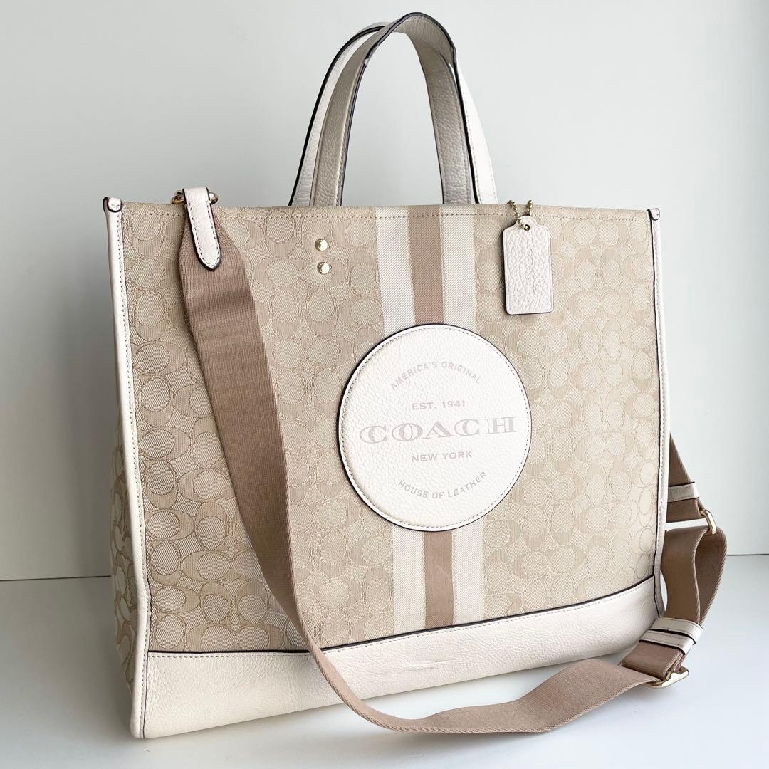 コーチ COACH トートバッグ デンプシー トート 40 シグネチャー 大判