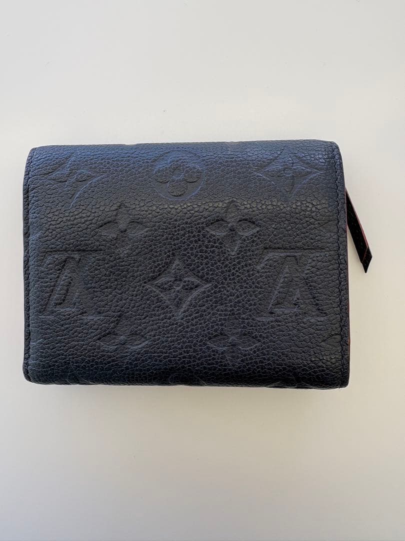 Louis Vuitton ネイビー三つ折り財布