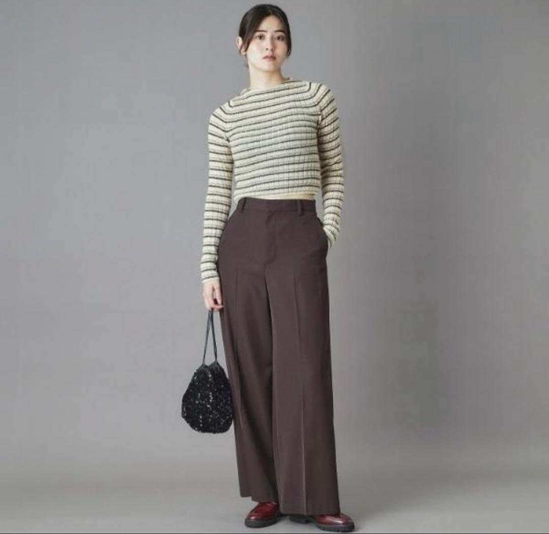 期間限定出品　AURALEE:WOOL CASHMERE RIB KNIT