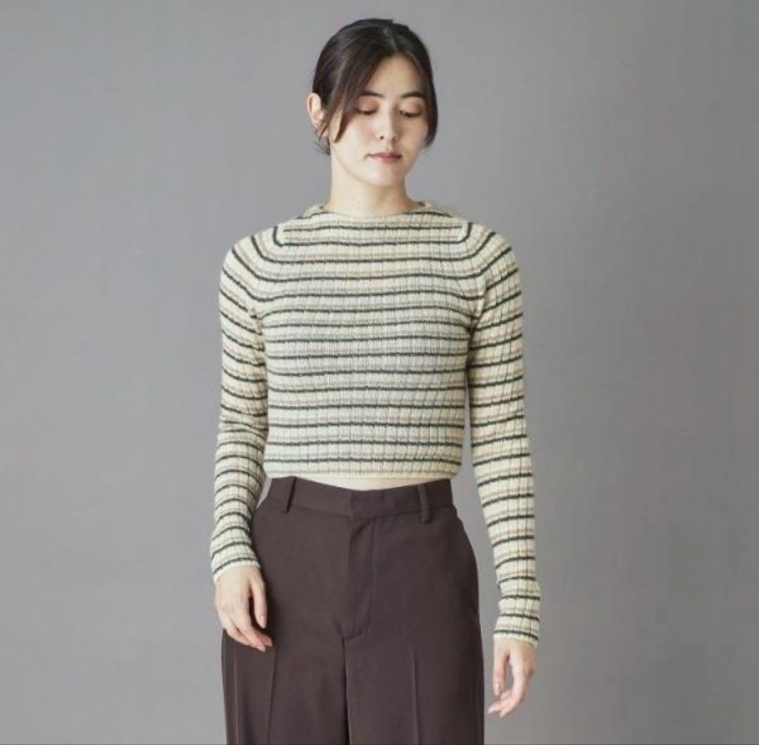 期間限定出品　AURALEE:WOOL CASHMERE RIB KNIT