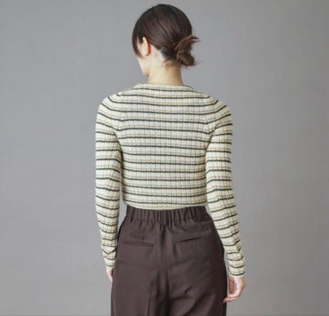 期間限定出品　AURALEE:WOOL CASHMERE RIB KNIT