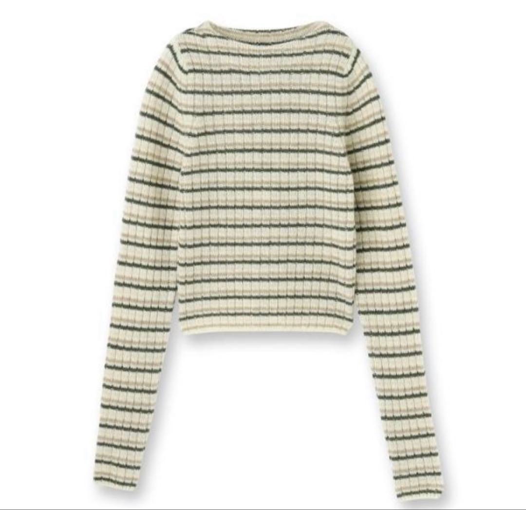 期間限定出品　AURALEE:WOOL CASHMERE RIB KNIT