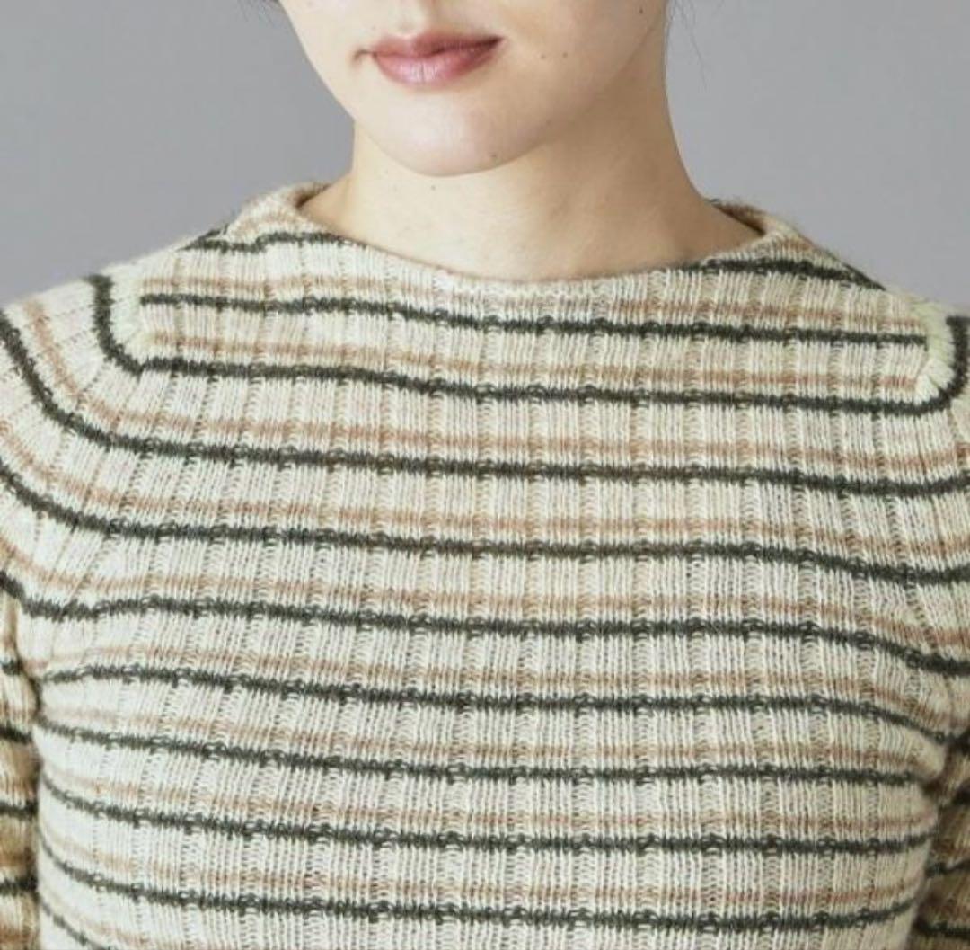 期間限定出品　AURALEE:WOOL CASHMERE RIB KNIT