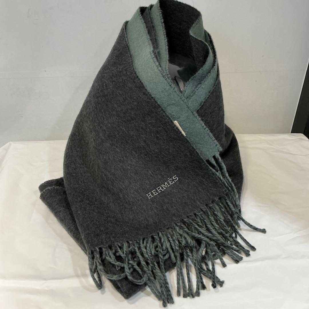 HERMES カシミアマフラー