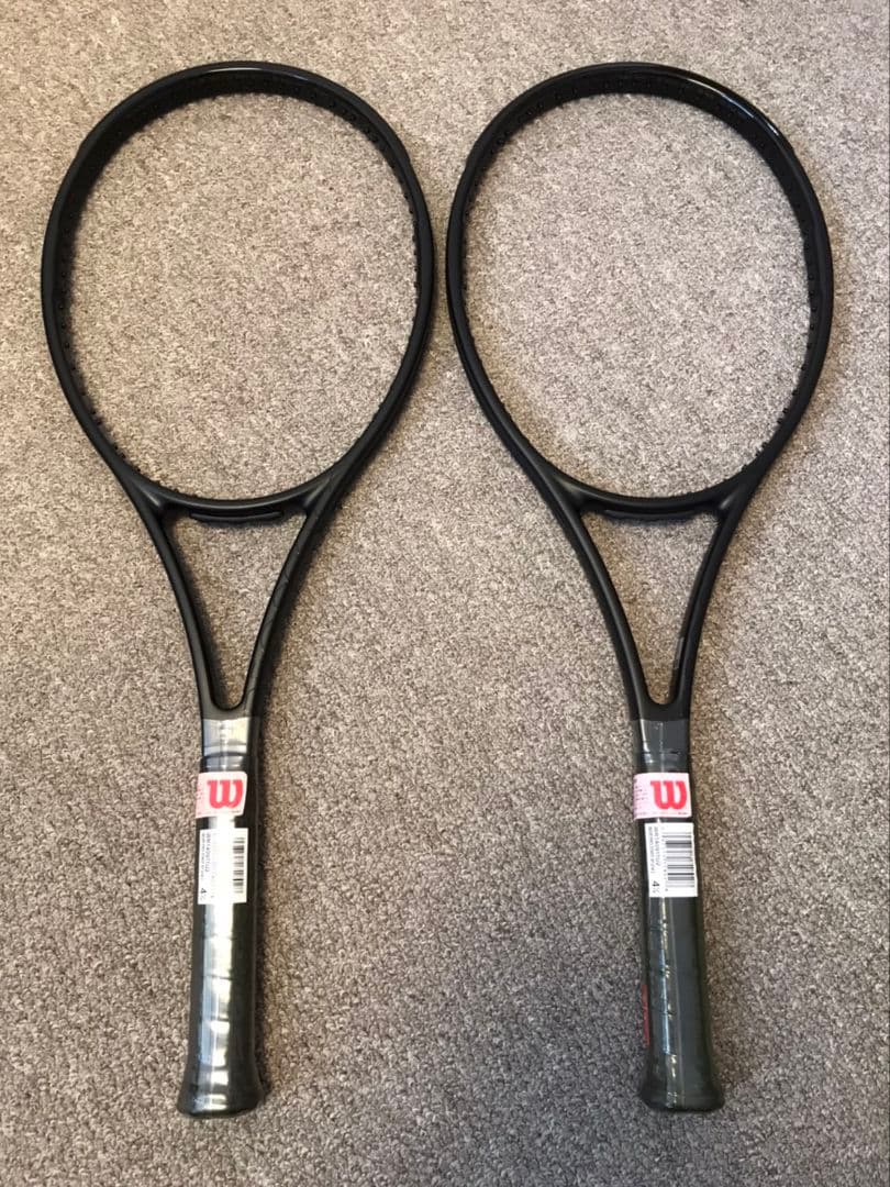ウィルソンのテニスラケット　NOIRプロスタッフ97V142本セット