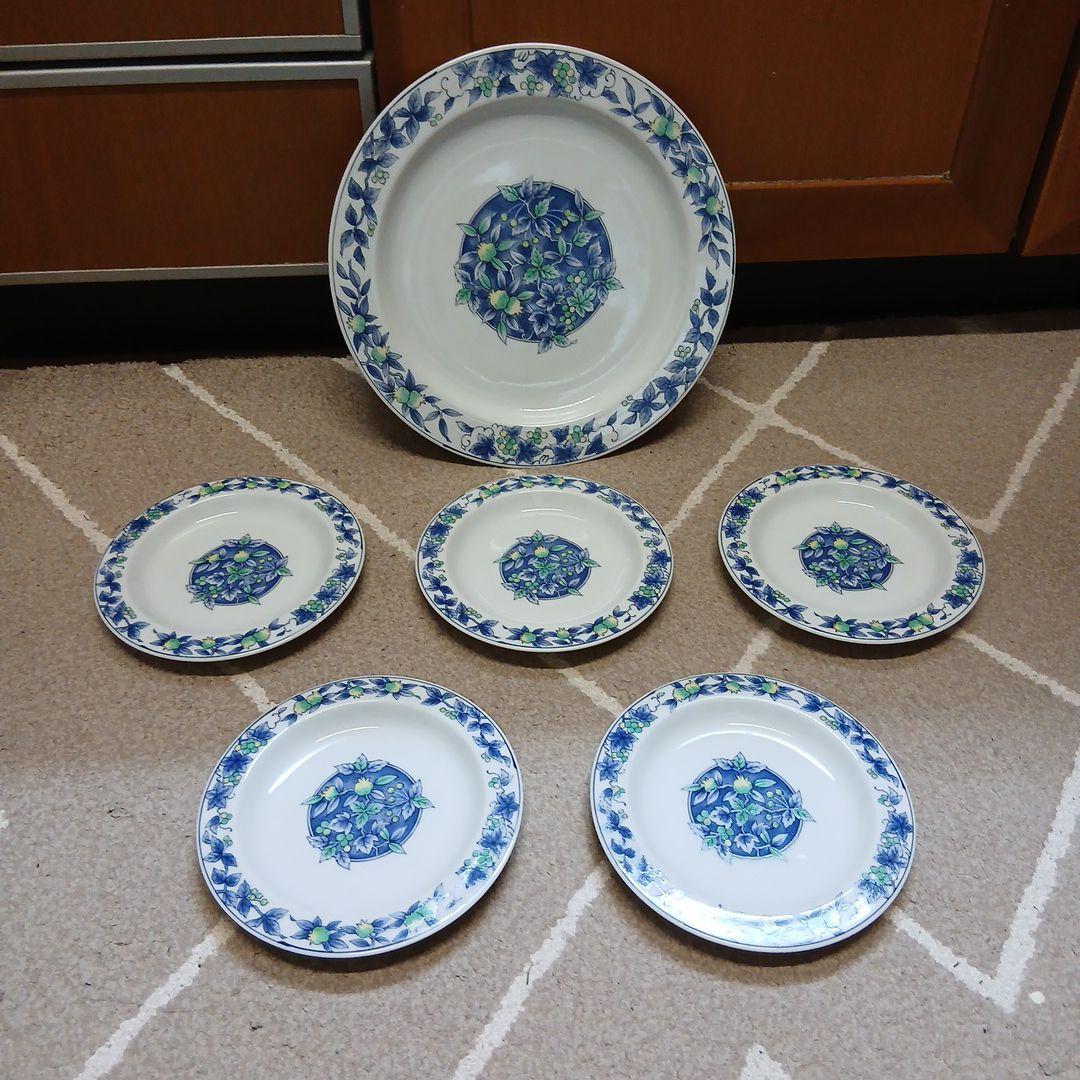 たち吉 花柄 陶磁器皿セット 6点