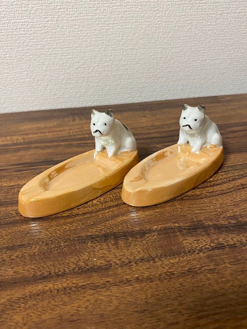 ⑦ビンテージ 40s'50s' ブルドック 灰皿 古着 バイカー チョッパー