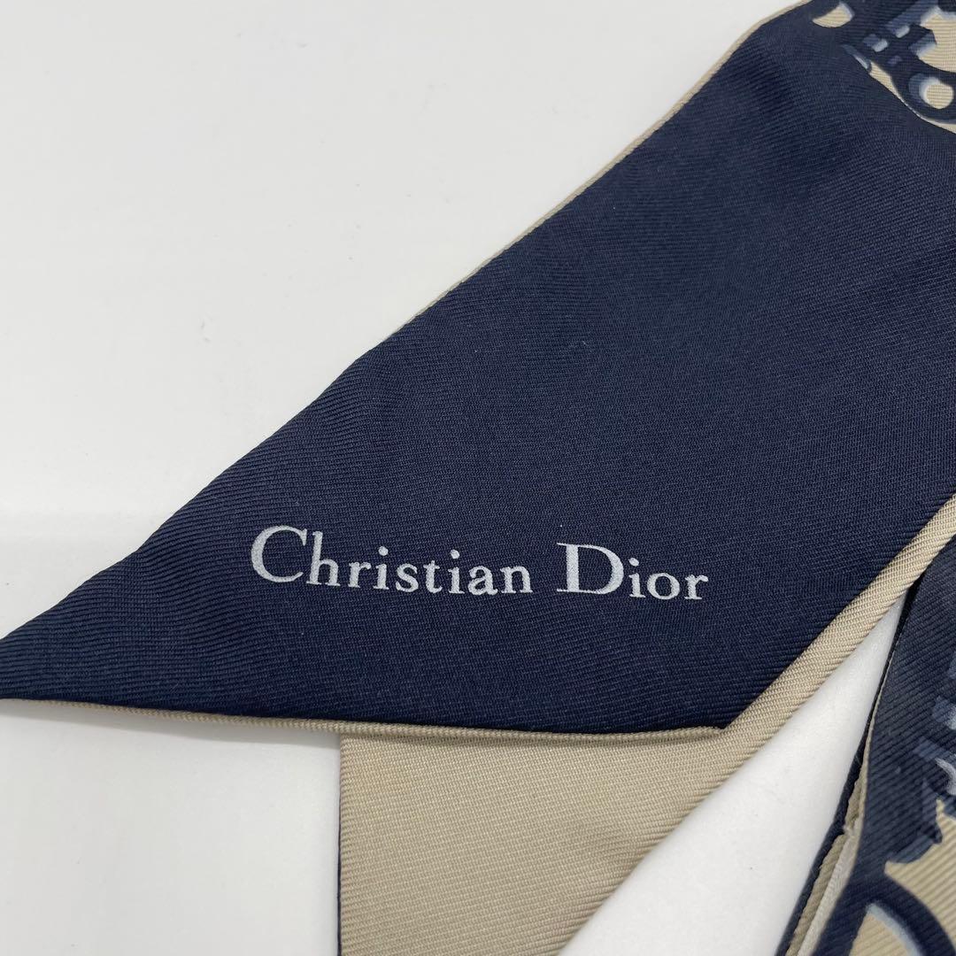 【美品】 DIOR ディオール オブリーク シルク ツイル w6