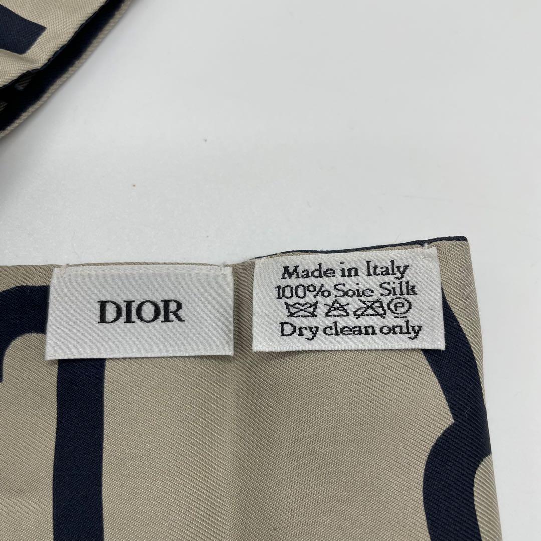 【美品】 DIOR ディオール オブリーク シルク ツイル w6