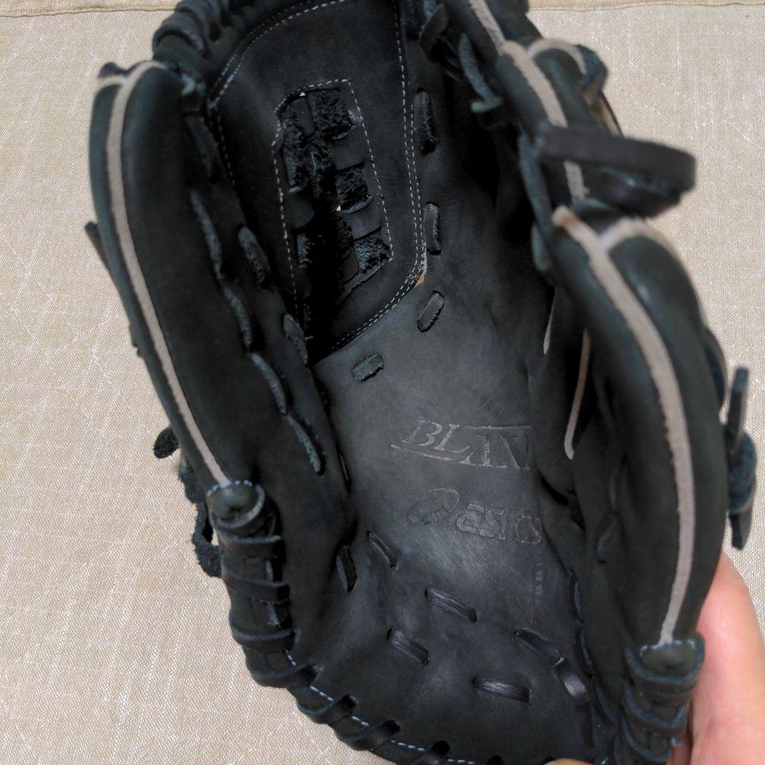 アシックス ブラックス ヌバック 軟式 ピッチャー用 グローブ 野球