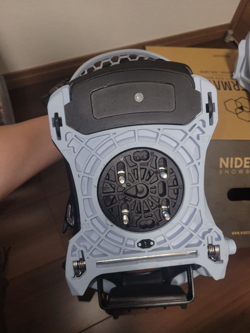 Nidecker Supermatic ビンディング Lサイズ カーボンブルー