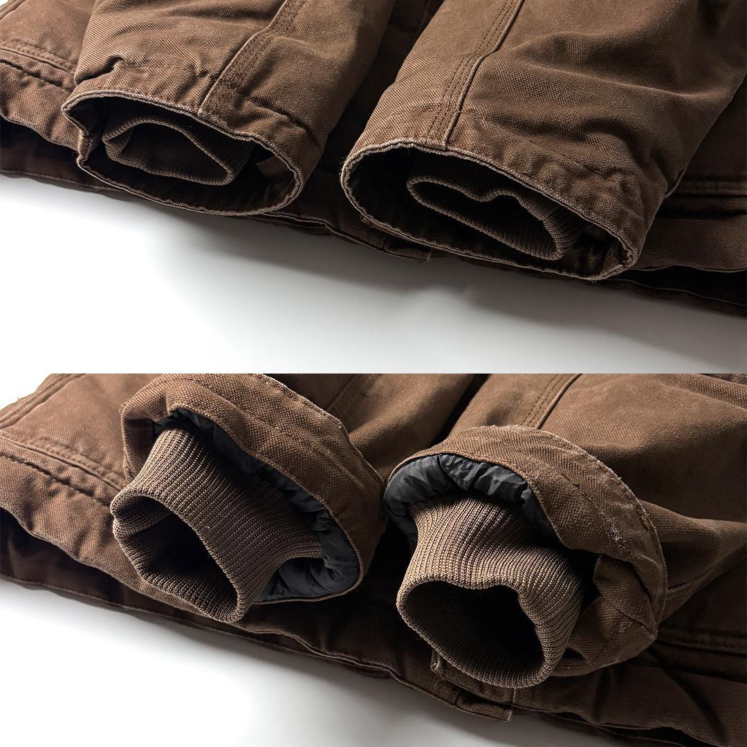 トラディショナルジャケット ブラウン XL ダックジャケット キルティング