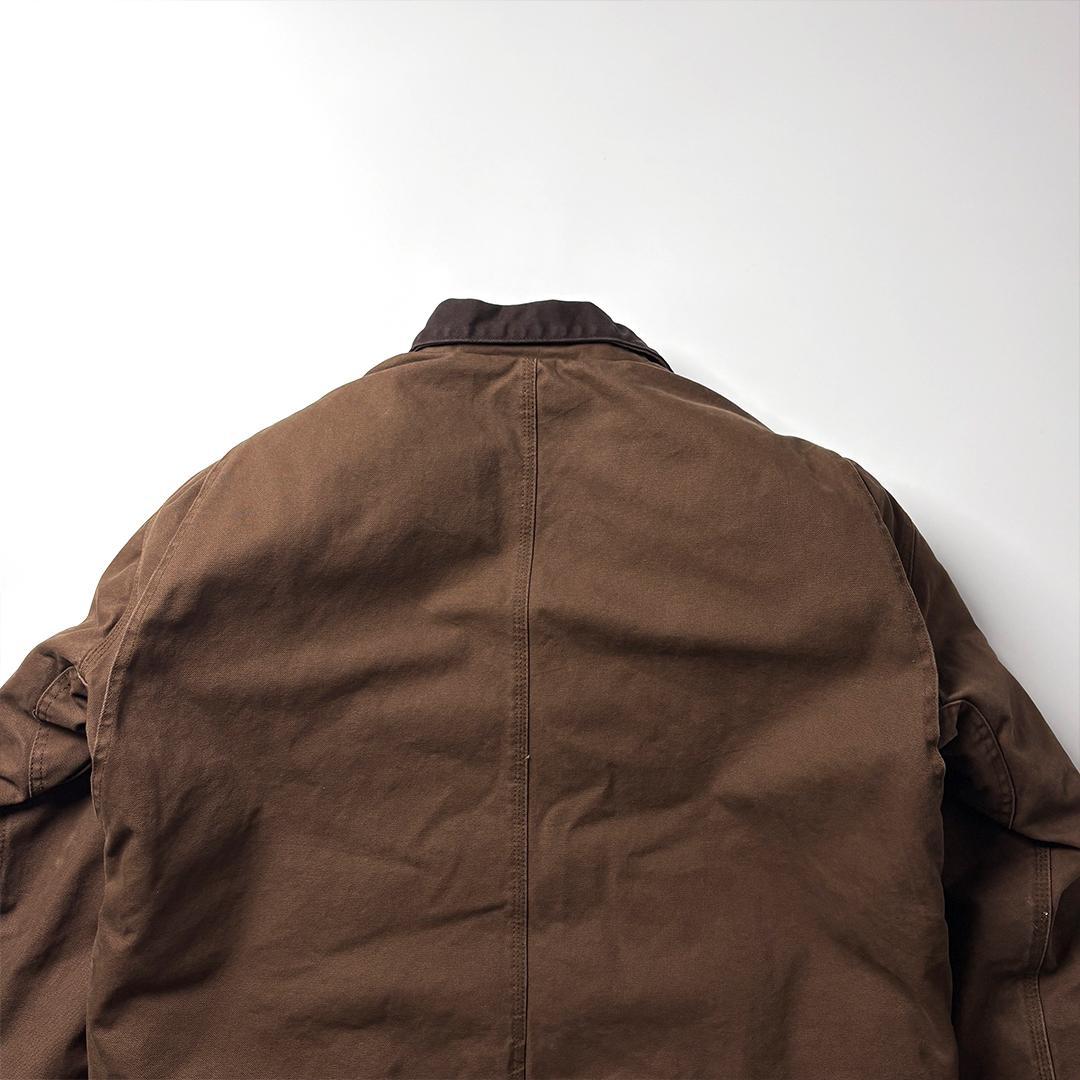 トラディショナルジャケット ブラウン XL ダックジャケット キルティング