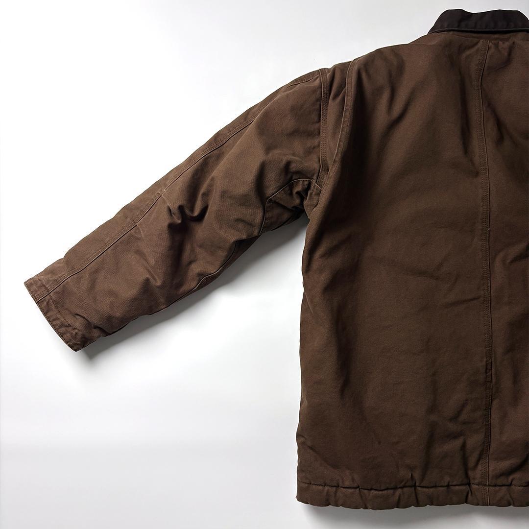 トラディショナルジャケット ブラウン XL ダックジャケット キルティング